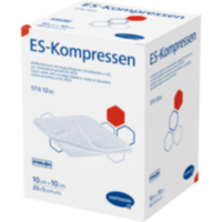 ES-KOMPRESSEN steril 10x10 cm 12fach Großpackung