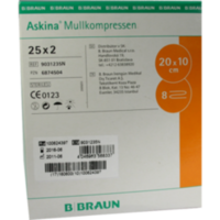 ASKINA Mullkompressen 10x20 cm steril