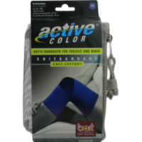 BORT ActiveColor Kniebandage M blau