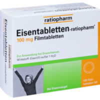Eisentabletten-ratiopharm 100mg Filmtabletten