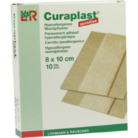 CURAPLAST Wundschnellverb.sensitiv 8x10 cm 1 m