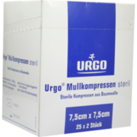 URGO MULLKOMPRESSEN 7,5x7,5 cm steril