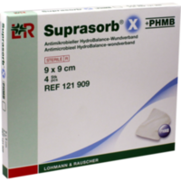 SUPRASORB X+PHMB HydroBalance Wundverb.9x9 cm