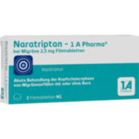 Naratriptan - 1 A Pharma bei Migräne 2.5mg Filmtab