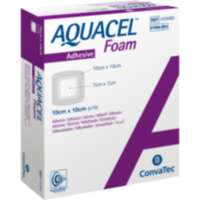 AQUACEL Foam adhäsiv 10x10 cm Verband