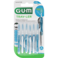 GUM TRAV-LER 1,6mm Tanne blau Interdental+6Kappen