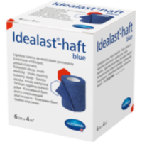 IDEALAST-haft color Binde 6 cmx4 m blau