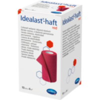 IDEALAST-haft color Binde 10 cmx4 m rot