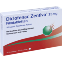 Diclofenac Zentiva 25 mg Filmtabletten
