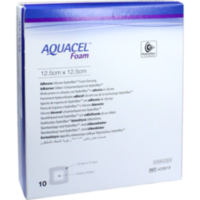 AQUACEL Foam adhäsiv 12,5x12,5 cm Verband