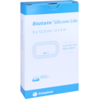 BIATAIN Silicone Lite Schaumverband 5x12,5 cm