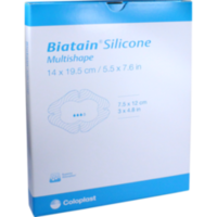 BIATAIN Silicone Schaumverb.Multishape 14x19,5 cm