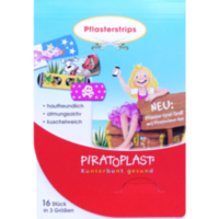 PIRATOPLAST Mädchen Pflasterstrips 3 Größen