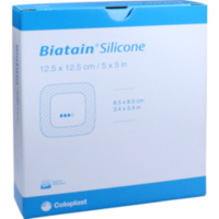 BIATAIN Silicone Schaumverband 12,5x12,5 cm