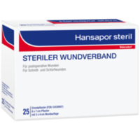 HANSAPOR steril Wundverband 6x7 cm