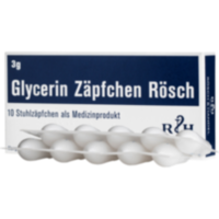 GLYCERIN ZÄPFCHEN Rösch 3 g gegen Verstopfung