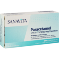 Paracetamol SANAVITA 1000 mg Zäpfchen