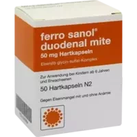 Ferro Sanol duodenal mite 50mg magensaftres. HKP