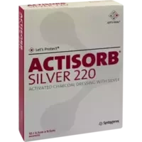 ACTISORB 220 Silver 9.5 x 6.5 cm steril