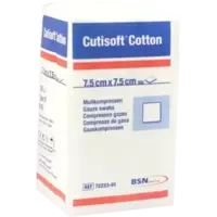 Cutisoft Cotton Kompressen 7.5x7.5cm unsteril