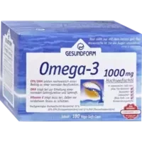 GESUNDFORM Omega-3 Kapseln 1000mg