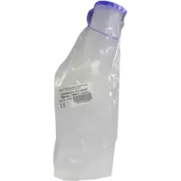 Urinflasche Kst. Männer m.Verschluß 1000ml milchig