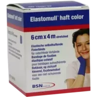 Elastomull haft 4mx6cm color blau