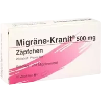 Migräne-Kranit 500mg Zäpfchen
