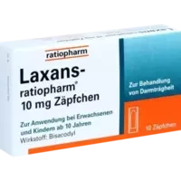 Laxans-ratiopharm 10mg Zäpfchen