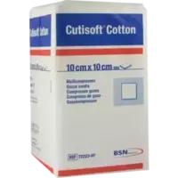 Cutisoft Cotton Kompressen unsteril 12-fach10x10cm