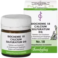 Biochemie 18 Calcium sulfuratum D 6