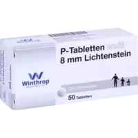 P TABLETTEN WEISS 8MM LICHTENSTEIN