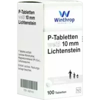 P TABLETTEN WEISS 10MM LICHTENSTEIN