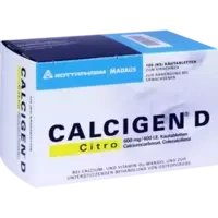 Calcigen D Citro 600mg/400 I.E. Kautabletten