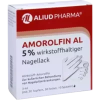 Amorolfin AL 5 % wirkstoffhaltiger Nagellack