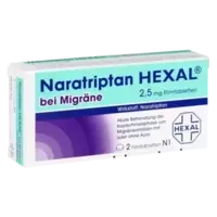 Naratriptan Hexal bei Migräne 2.5mg