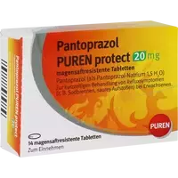 Pantoprazol PUREN protect 20 mg magensaftr.Tabl.