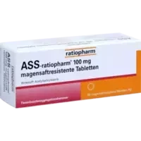 ASS-ratiopharm 100 mg magensaftresistente Tablette