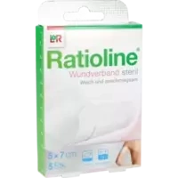 Ratioline Wundverband 7x5 cm steril