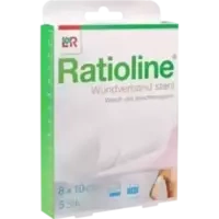 Ratioline Wundverband 10x8 cm steril