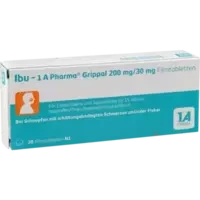 Ibu - 1 A Pharma Grippal 200 mg/30 mg Filmtabl.