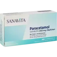Paracetamol SANAVITA 250 mg Zäpfchen