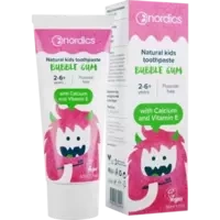 Zahnpasta Kids Bubble Gum ohne Fluor Nordics