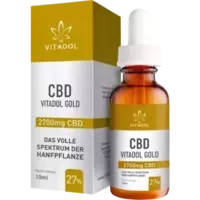 CBD27% Bio Hanfextrakt Öl - Vitadol Gold