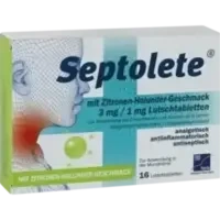 Septolete m. Zitronen-Holunder-Geschm. 3mg/1mg LUT