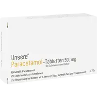 Unsere Paracetamol-Tabletten 500 mg