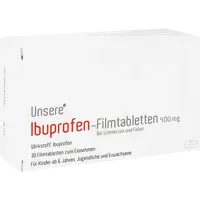 Unsere Ibuprofen-Filmtabletten 400 mg
