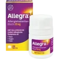 Allegra Allergietabletten 20 mg Tabletten Dose