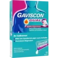 GAVISCON DUAL Waldfrucht 500 mg/213 mg/325 mg