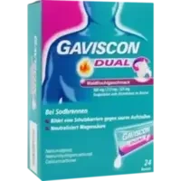 GAVISCON DUAL Waldfrucht 500 mg/213 mg/325 mg
